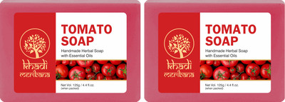 MeriBana Tomato Body Soap Rich in Rice Extracts(2 x 125 g)