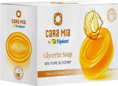 Cara Mia Paraben-free Glycerin Soap(4 x 125 g)