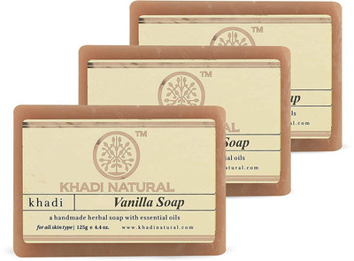 KHADI NATURAL VANILLA SOAP(3 x 125 g)