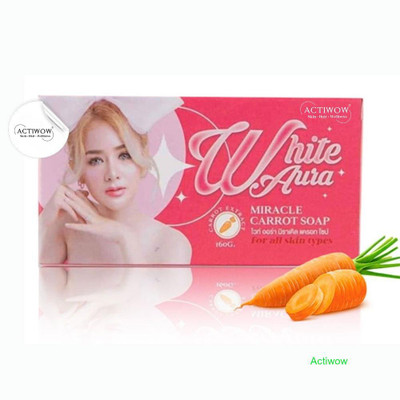 ACTIWOW White Aura Revitalizing Orange & Ginger Soap(100 g)