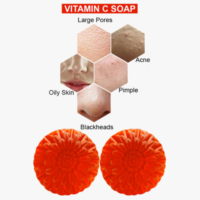 CHITAKSH Cool Germ Protection Vitamin C Bathing Soap (100GM) (PACK OF 2)(2 x 100 g)