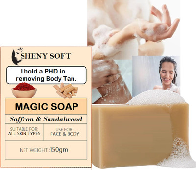 sheny soft Handmade Body Soap with Anti-Tan Properties(150 g)