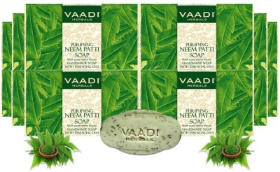 VAADI HERBALS Purifying Neem Patti with Pure Neem Leaves | Pack of 6(6 x 75 g)