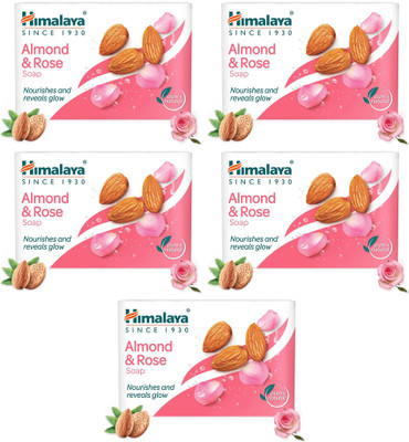 HIMALAYA Almond & Rose Soap (5X125g)(5 x 125 g)