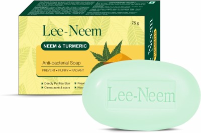 Leeford Lee-Neem Bath Soap-Anti Bacterial with Haldi & neem for acne free & glowing Skin(75 g)