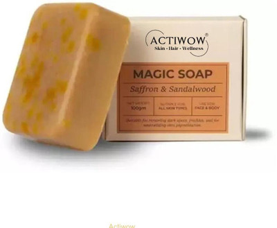 ACTIWOW Magic Soap Aloe Radiance Bar with Herbal Softness A001(100 g)