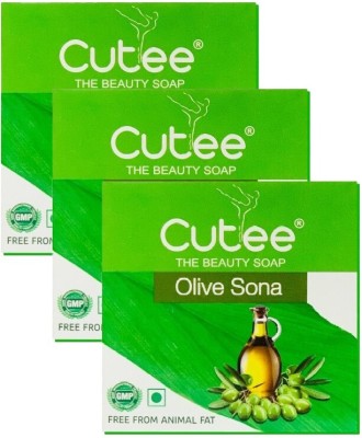 Cutee Olive Sona The Beauty Soap(3 x 100 g)