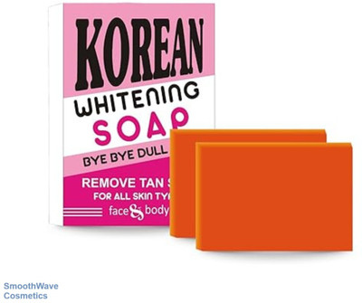 SmoothWave Cosmetics Korean Whitening Soap pack of-2-69(2 x 100 g)