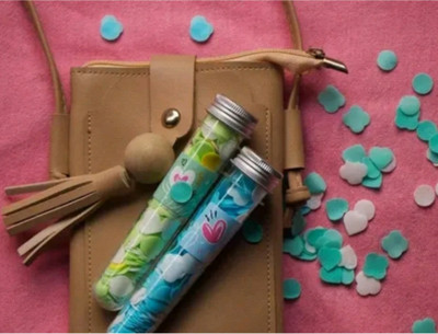 ghorela 2 AD Travel Soft Paper Soap Flower Design Tube Shape Bottle MULTICOLOR(2 g)