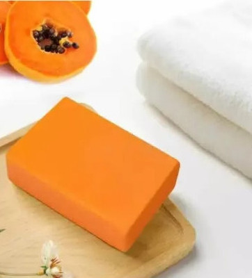 KINEX high quality Natural Papaya Soap SLS, SLES and Paraben Free-new341(500 g)