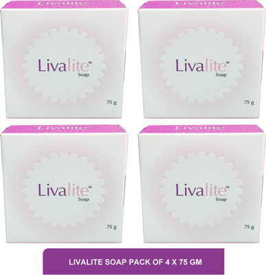 Livalite soap - moisturising of 4)75g(4 x 75 g)