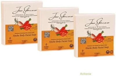 ACTIWOW Jiore Skincare Glow Soap With Herbal Kojic Extract(3 x 100 g)