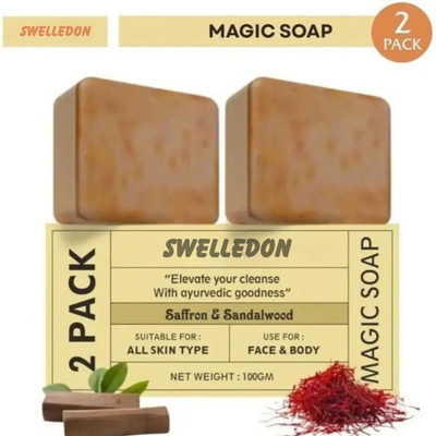 SWELLEDON Magic Show Soap Soft Skin Refreshing Wash(2 x 50 g)