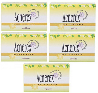 Acnerex Acne Soap - 75 gm, Pack Of 5(5 x 15 g)