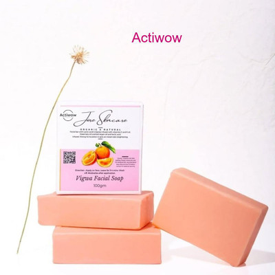 ACTIWOW Jiore Skincare Vigwa Face Whitening Soap with Vitamin C & Jojoba Oil Z210(100 g)