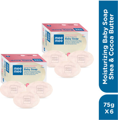 MeeMee Shea Coca Butter Baby Soap (Pack Of 6)(6 x 75 g)