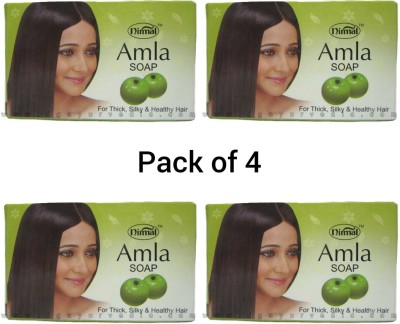 Nirmal AMLA FOR THICK SILKY A HEALTHY HAIR SOAP PACK OF 4(4 x 18.75 g)