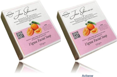 ACTIWOW Jiore Vigwa Whitening Soap for Soft & Radiant Skin Combo(2 x 100 g)