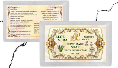 Pihaaru Pack of 2 Natural Aloevera Radiance Soap – Skin Therapy(200g)[(2 x 100 g)