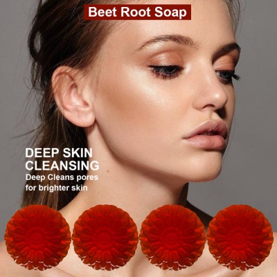 Groovy Elderberry Euphoria Beet Root Bath Soap (100GM) (PACK OF 4)(4 x 100 g)
