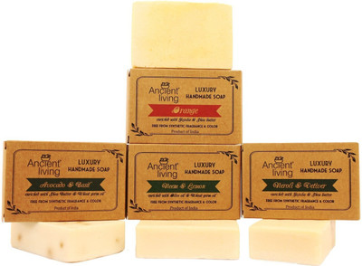 Ancient Living Luxury Handmade Soap Combo Pack1(4 x 100 g)