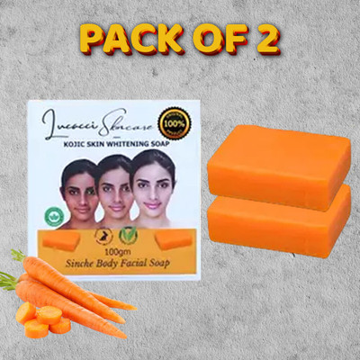 Xelova Facial Soap FOR DARKSPOT, ACNE INSTANT Brightning Skin Soap(2 x 100 g)