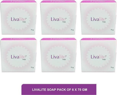 Livalite face soap 6 75(6 x 75 g)