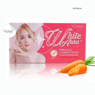 ACTIWOW White Aura Calming Lavender & Aloe Vera Soap(100 g)