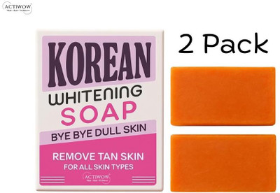 ACTIWOW Korean Soap Whitening Glow Bar 2PCS(100 g)