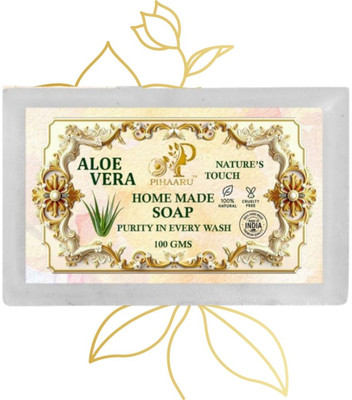 Pihaaru Aloe Vera Hydrating Gel Soap Face & Body Bar(100g)/(100 g)