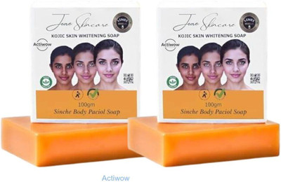 ACTIWOW Jiore Skincare Sinche Kojic Soap for Spot-Free Complexion Combo A02(2 x 100 g)