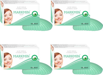 ZEE DRUGS Markmin Soap I Scar & Stretch Mark Remover with Vitamin E & Aloe Vera(4 x 75 g)