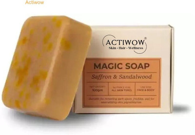 ACTIWOW Magic Soap Tropical Fruit Bar with Mango and Pineapple Extracts(100 g)