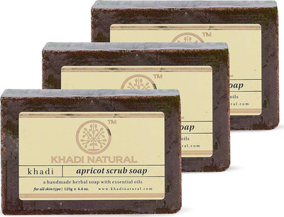 KHADI NATURAL apricot soap(3 x 125 g)