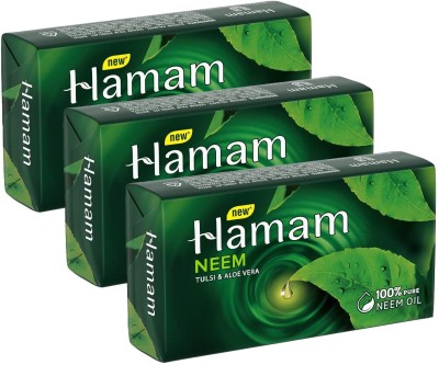 HAMAM Neem Tulsi & Aloevera Soap(3 x 150 g)