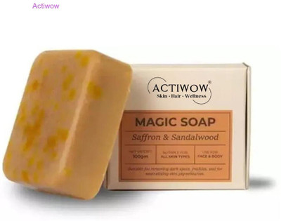 ACTIWOW Magic Soap Milk Cream Bar for Baby-Soft Skin Feel(100 g)