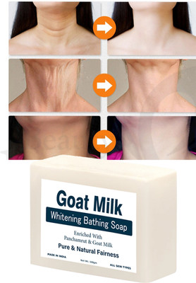 Velocius Enterprise Goat Milk Whitening Soap with Kojic Acid and Shea Butter(100 g)