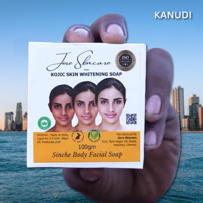 Jiore Sinche Body Facial Soap with Kojic Acid for Refreshing Skin(100 g)