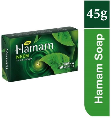 HAMAM Neem, Tulsi & Aloe Vera Soap(45 g)