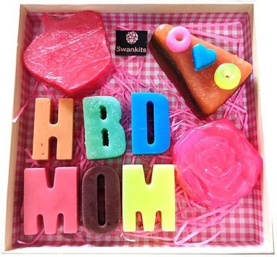 Swankits Happy Birthday Mom Soap Hamper(9 x 55.56 g)