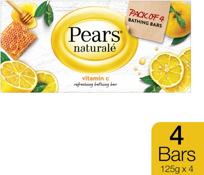 Pears Naturale Vitamin C Soap 4x125gm(4 x 125 g)