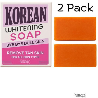 ACTIWOW Korean Soap for Fresh Glow Whitening 2PCS(100 g)