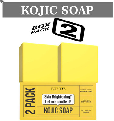Buy TYA Kojic Soap Pack of 2 for Clear Skin & Even Tone, 100 g Each Bar(2 x 100 g)
