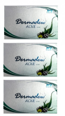 H&H Dermadew acne soap (75gm) packof 3(3 x 25 g)