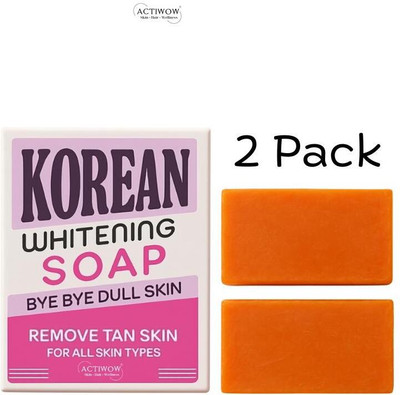 ACTIWOW Korean Soap for Tan Damage Repair 2PCS(100 g)