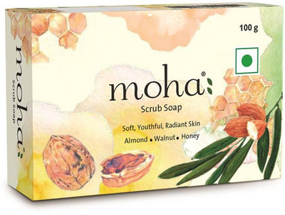 Moha Scrub Soap (Pack of 3)(3 x 100 g)