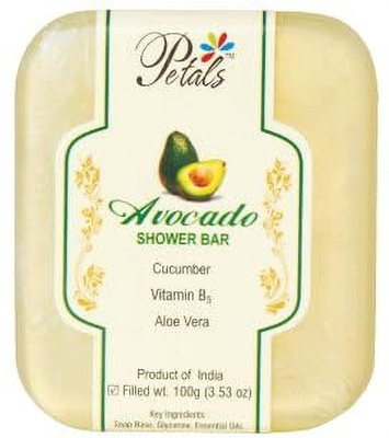 Petals Avocado Aromatherapy Shower Bar(3 x 100 g)