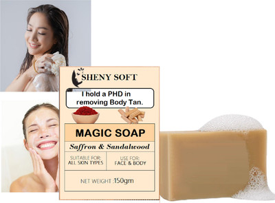 sheny soft Deep Cleansing Soap for Sun Tan & Dirt Removal(150 g)
