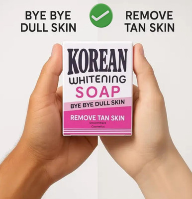 SmoothWave Cosmetics Korean Beauty Whitening Soap – Tan Out, Glow In Formula-223(2 x 50 g)