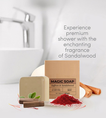 winry Refreshing Skin Magic Soap Sandal Wood And Saffron(150 g)